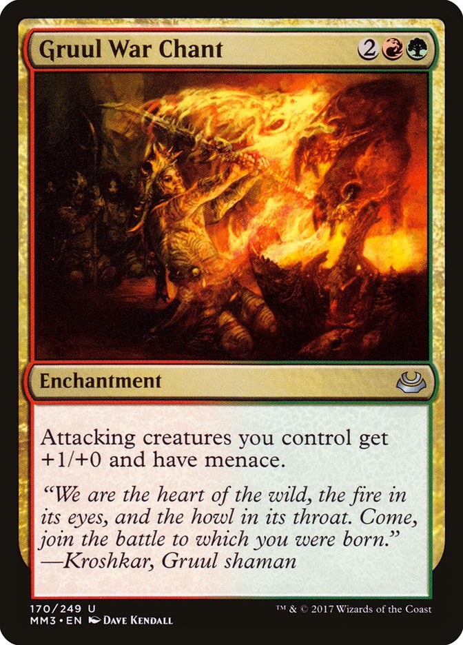 Gruul War Chant [Modern Masters 2017] | Good Games Morley