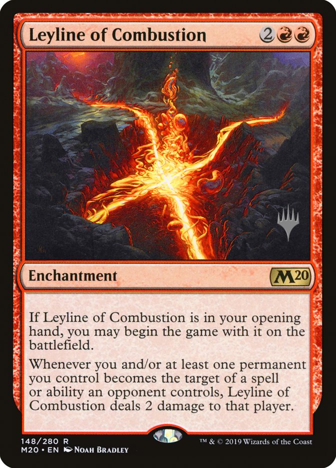 Leyline of Combustion (Promo Pack) [Core Set 2020 Promos] | Good Games Morley