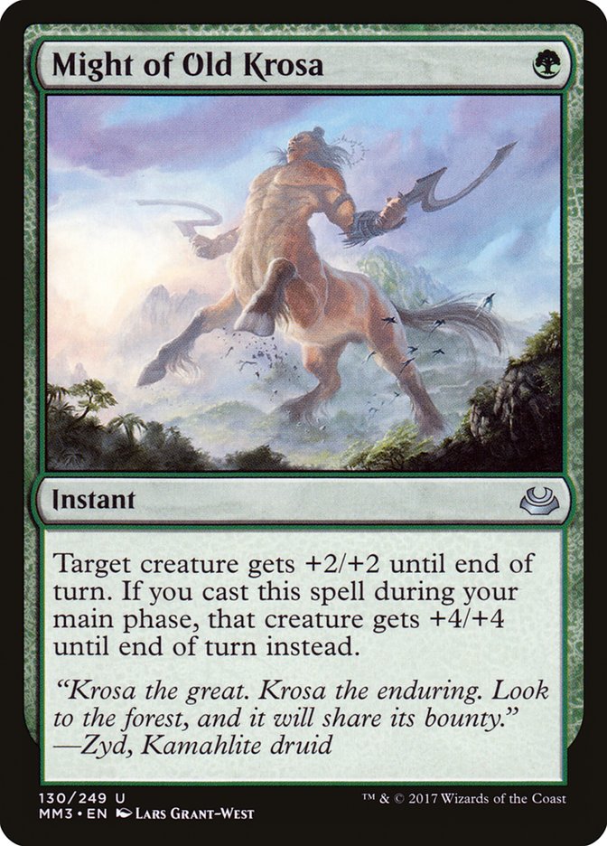 Might of Old Krosa [Modern Masters 2017] | Good Games Morley