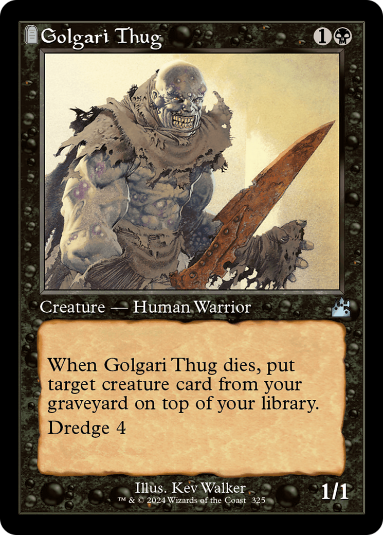 Golgari Thug (Retro Frame) [Ravnica Remastered] | Good Games Morley