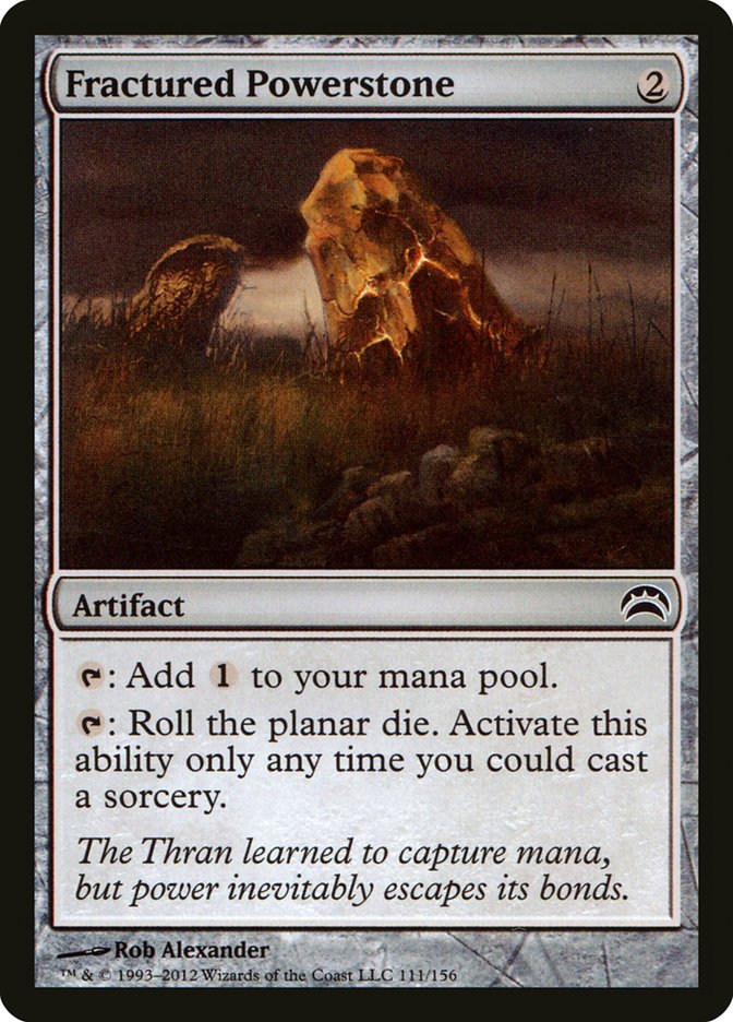 Fractured Powerstone [Planechase 2012] | Good Games Morley