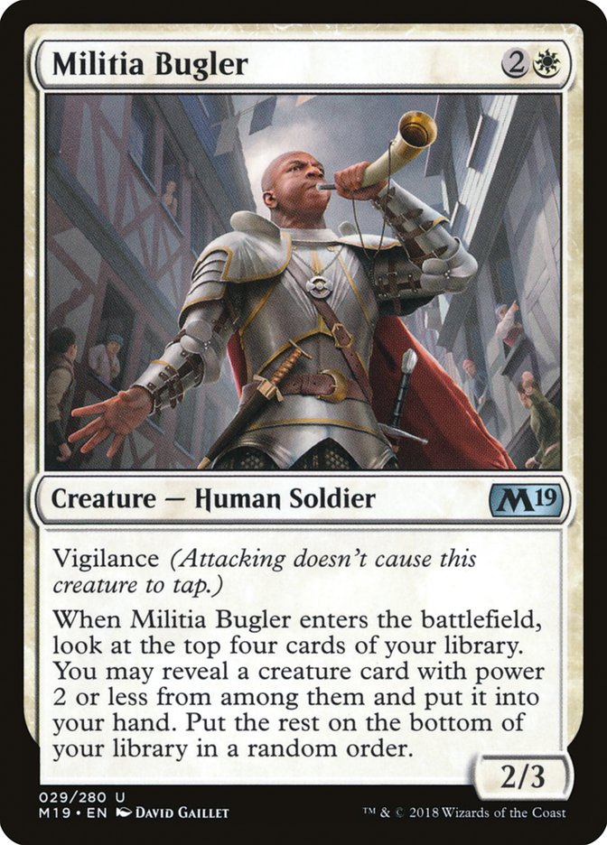 Militia Bugler [Core Set 2019] | Good Games Morley