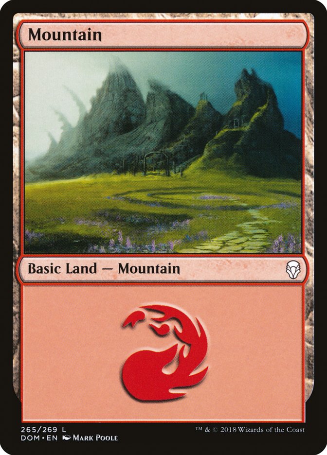 Mountain (265) [Dominaria] | Good Games Morley