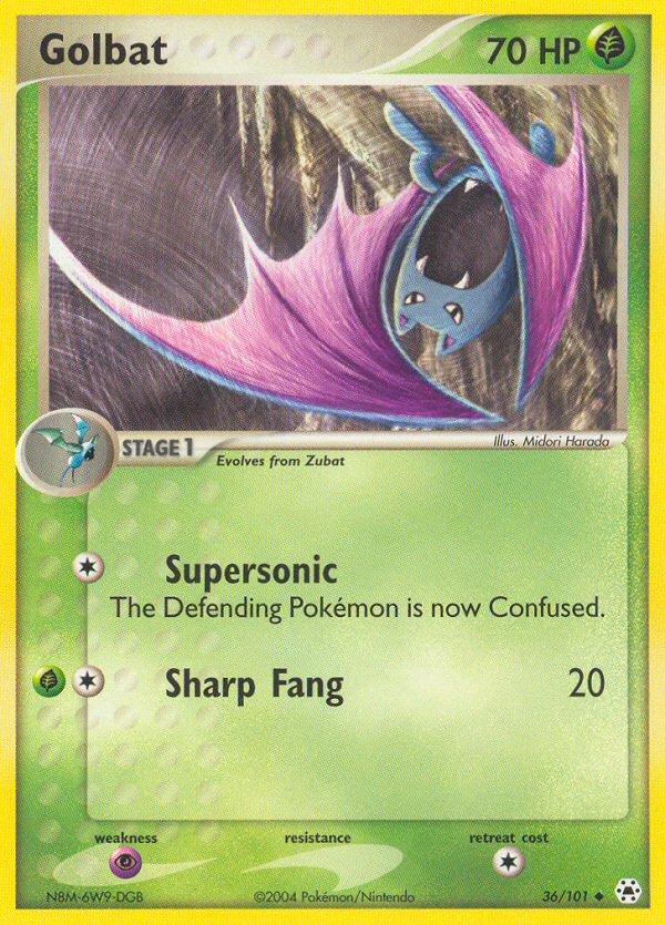 Golbat (36/101) [EX: Hidden Legends] | Good Games Morley