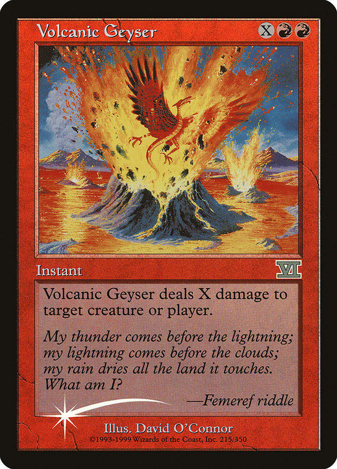 Volcanic Geyser [Friday Night Magic 2000] | Good Games Morley