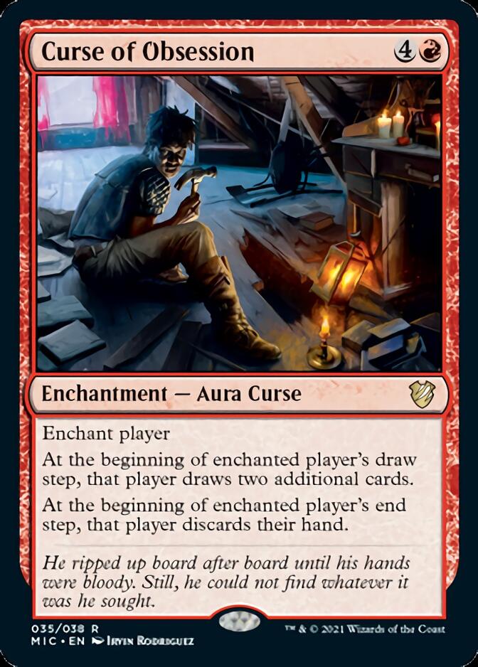 Curse of Obsession [Innistrad: Midnight Hunt Commander] | Good Games Morley