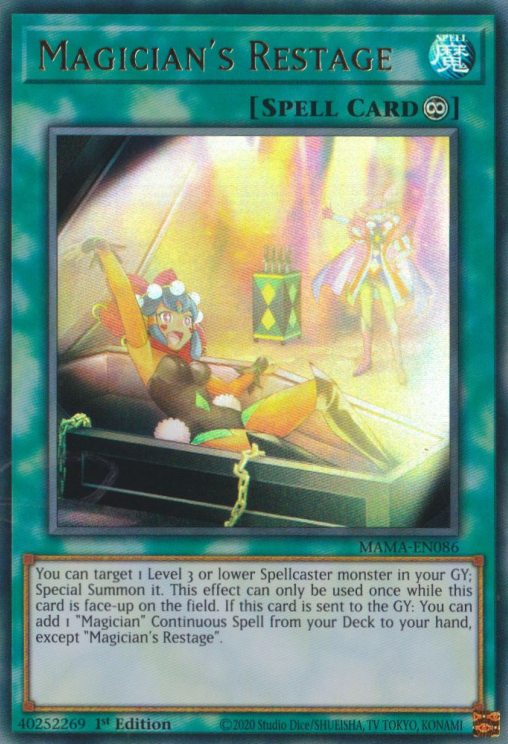 Magician's Restage [MAMA-EN086] Ultra Rare | Good Games Morley