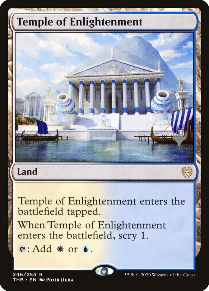 Temple of Enlightenment (Promo Pack) [Theros Beyond Death Promos] | Good Games Morley