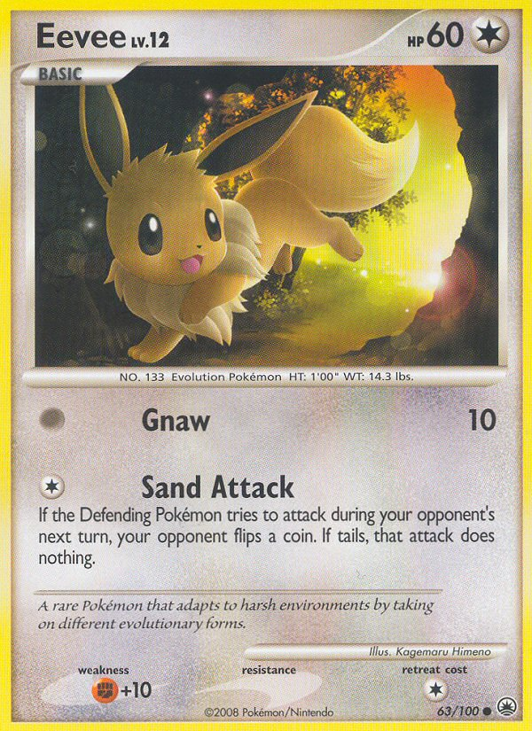 Eevee (63/100) [Diamond & Pearl: Majestic Dawn] | Good Games Morley