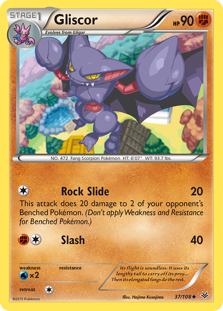 Gliscor (37/108) [XY: Roaring Skies] | Good Games Morley