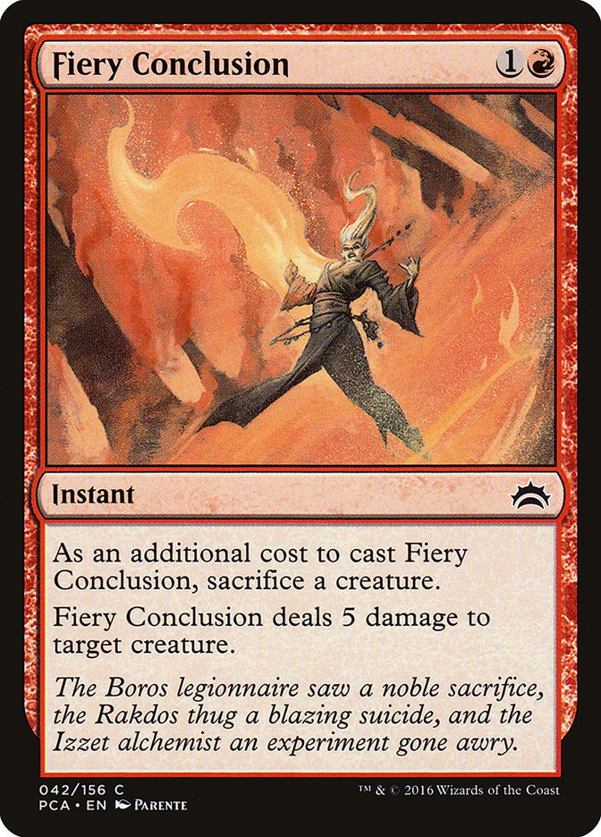 Fiery Conclusion [Planechase Anthology] | Good Games Morley