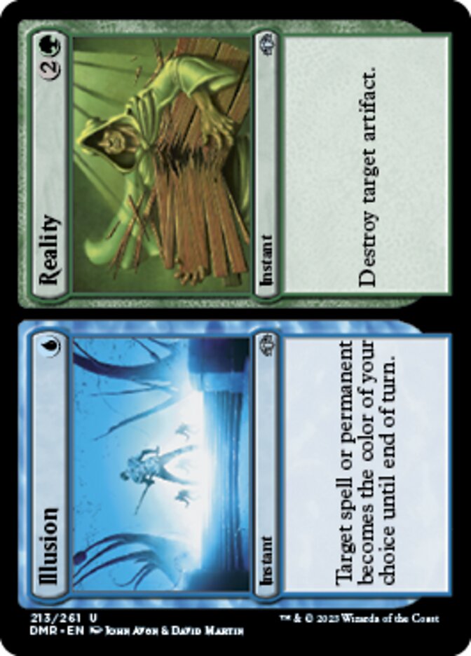 Illusion // Reality [Dominaria Remastered] | Good Games Morley