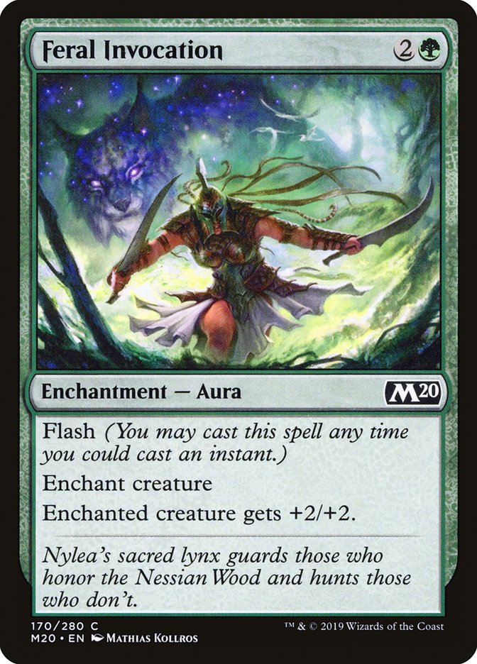 Feral Invocation [Core Set 2020] | Good Games Morley