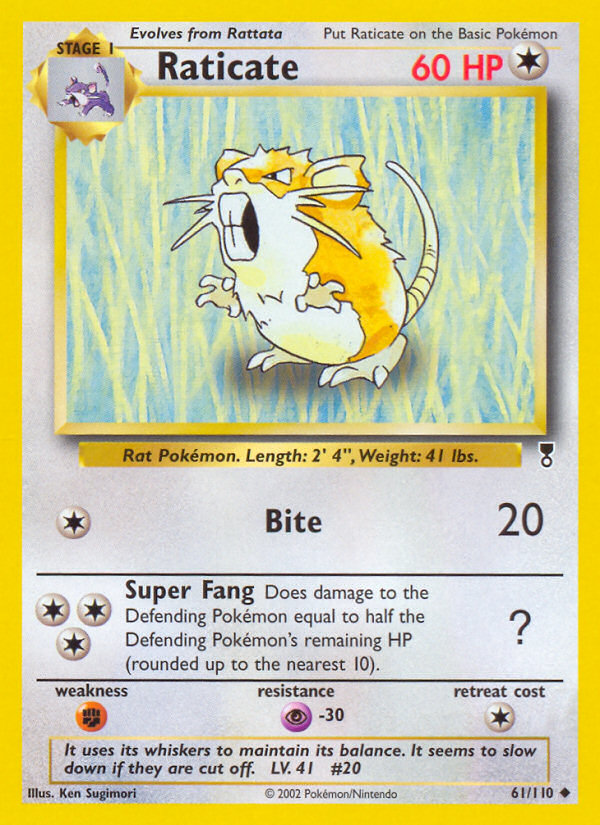 Raticate (61/110) [Legendary Collection] | Good Games Morley