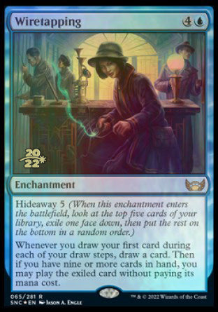 Wiretapping [Streets of New Capenna Prerelease Promos] | Good Games Morley
