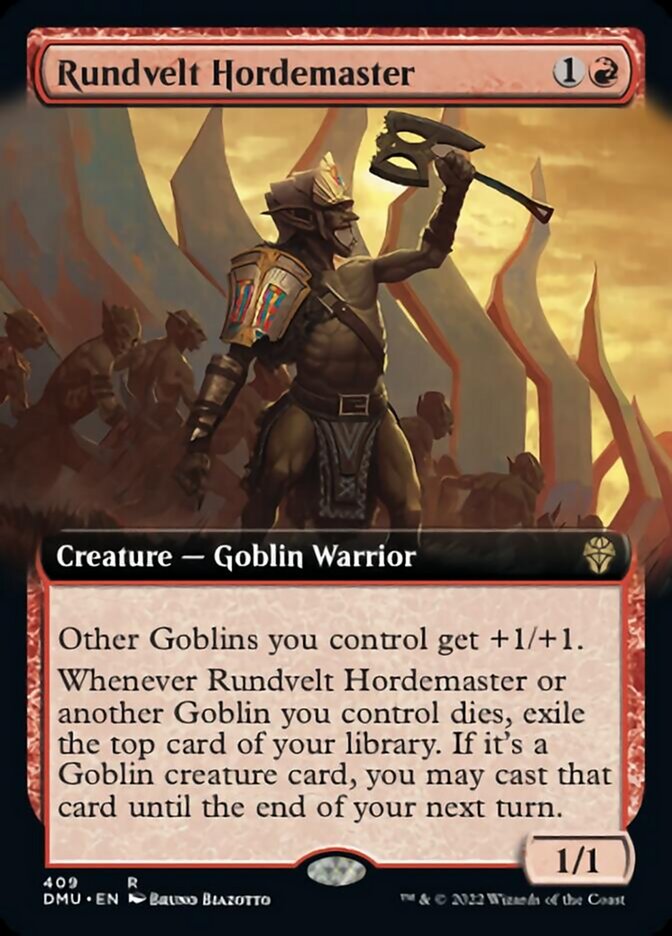 Rundvelt Hordemaster (Extended Art) [Dominaria United] | Good Games Morley