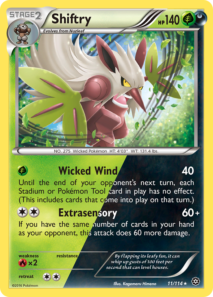 Shiftry (11/114) [XY: Steam Siege] | Good Games Morley