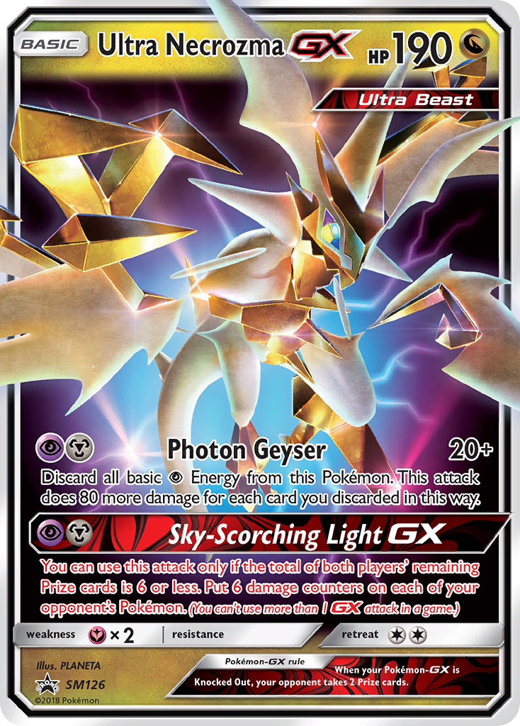 Ultra Necrozma GX (SM126) [Sun & Moon: Black Star Promos] | Good Games Morley