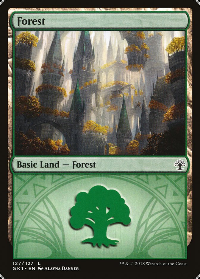 Forest (127) [Guilds of Ravnica Guild Kit] | Good Games Morley