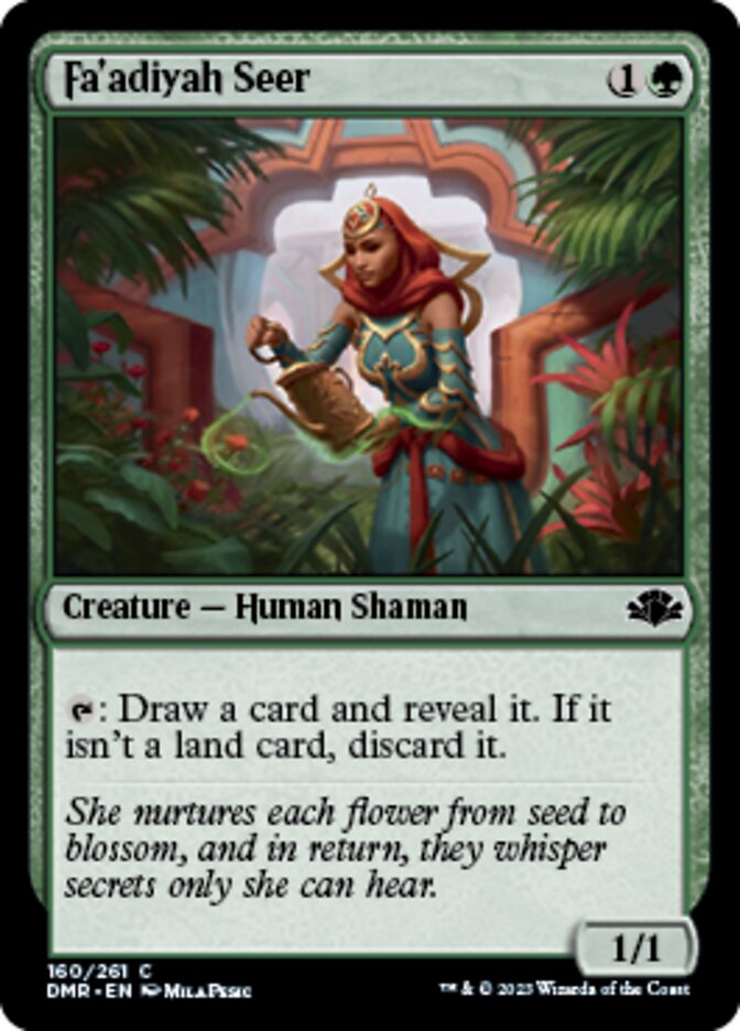 Fa'adiyah Seer [Dominaria Remastered] | Good Games Morley