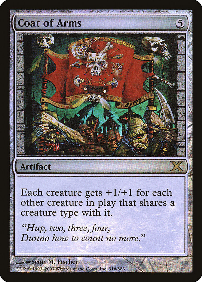 Coat of Arms (Premium Foil) [Tenth Edition] | Good Games Morley