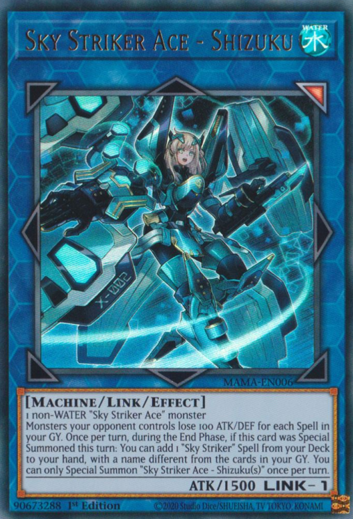 Sky Striker Ace - Shizuku [MAMA-EN006] Ultra Rare | Good Games Morley