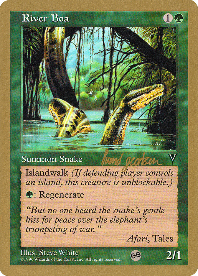 River Boa (Svend Geertsen) (SB) [World Championship Decks 1997] | Good Games Morley