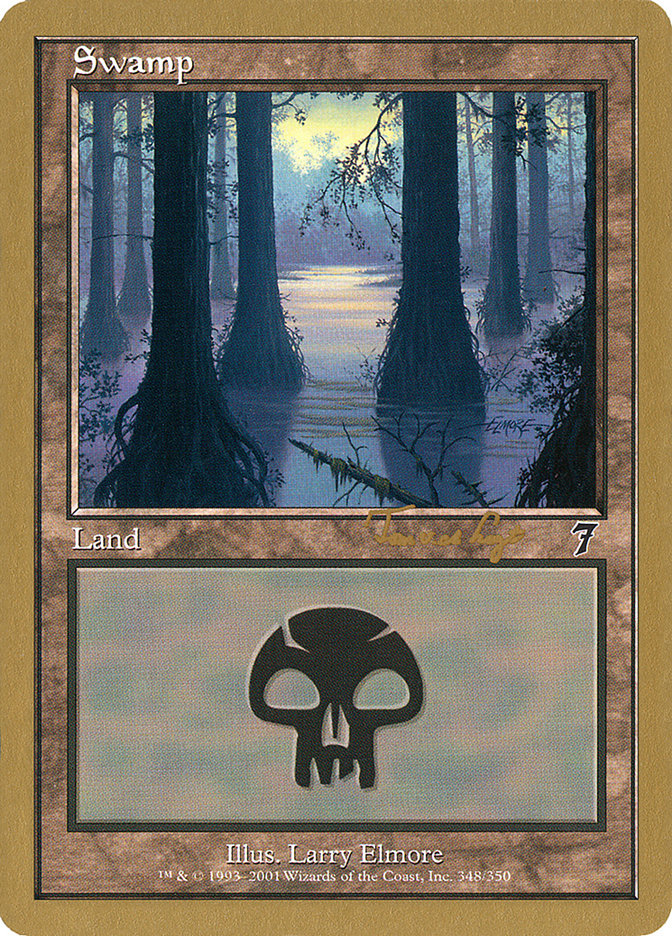 Swamp (tvdl348) (Tom van de Logt) [World Championship Decks 2001] | Good Games Morley