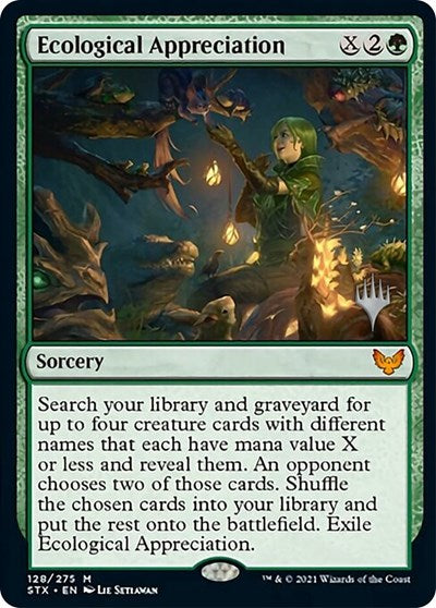 Ecological Appreciation (Promo Pack) [Strixhaven: School of Mages Promos] | Good Games Morley