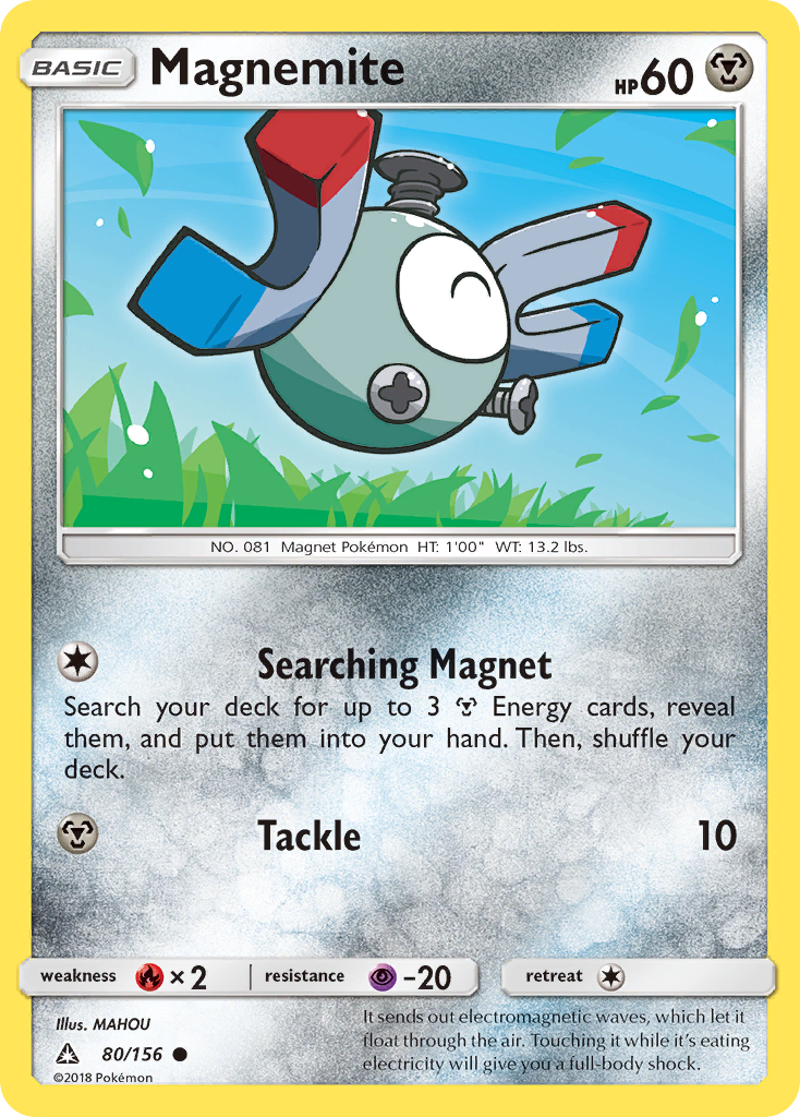 Magnemite (80/156) [Sun & Moon: Ultra Prism] | Good Games Morley