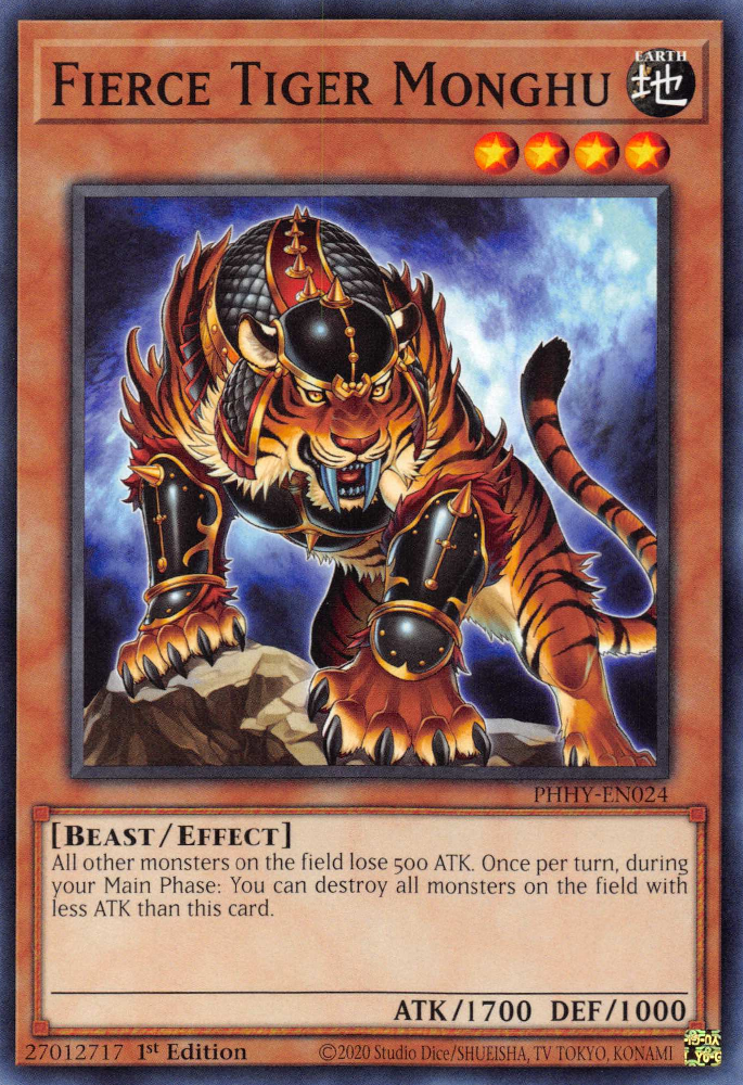 Fierce Tiger Monghu [PHHY-EN024] Common | Good Games Morley