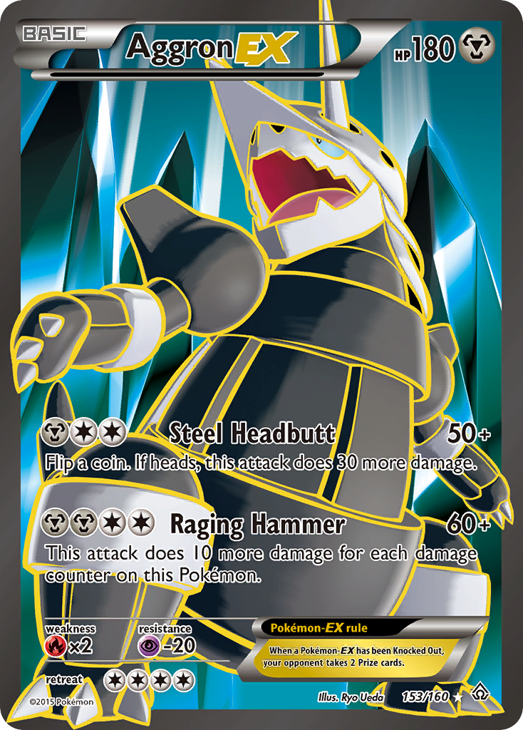Aggron EX (153/160) [XY: Primal Clash] | Good Games Morley