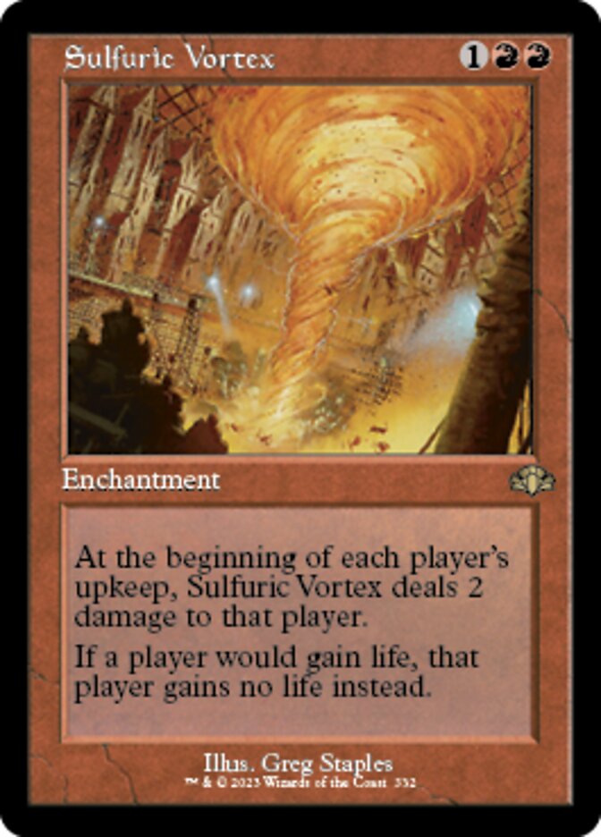Sulfuric Vortex (Retro) [Dominaria Remastered] | Good Games Morley