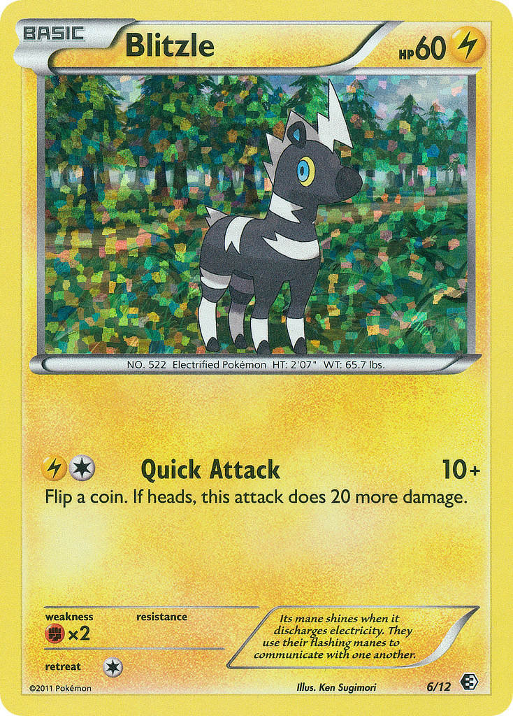 Blitzle (6/12) [McDonald's Promos: 2011 Collection] | Good Games Morley
