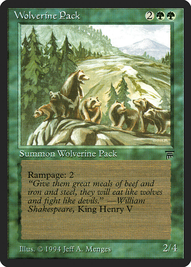 Wolverine Pack [Legends] | Good Games Morley