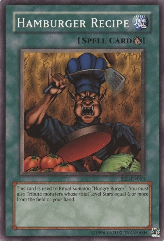 Hamburger Recipe [SRL-EN063] Common | Good Games Morley