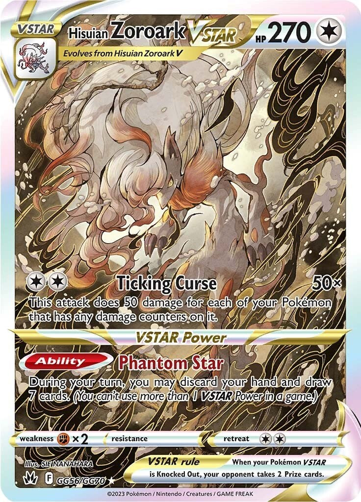 Hisuian Zoroark VSTAR (GG56/GG70) [Sword & Shield: Crown Zenith] | Good Games Morley