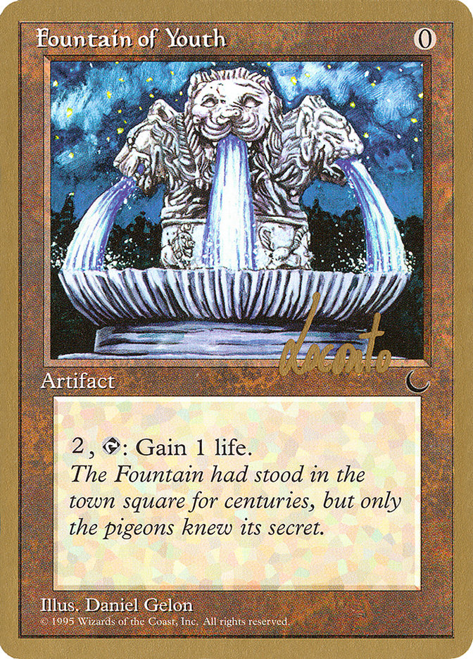 Fountain of Youth (Michael Loconto) [Pro Tour Collector Set] | Good Games Morley