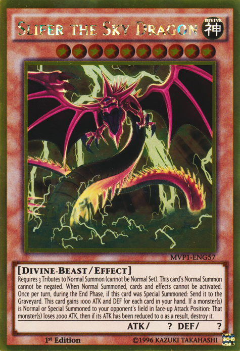Slifer the Sky Dragon [MVP1-ENG57] Gold Rare | Good Games Morley