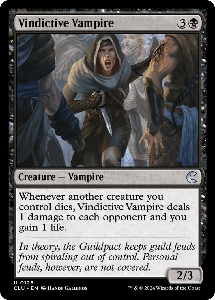 Vindictive Vampire [Ravnica: Clue Edition] | Good Games Morley