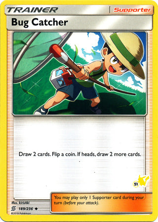 Bug Catcher (189/236) (Pikachu Stamp #51) [Battle Academy 2020] | Good Games Morley