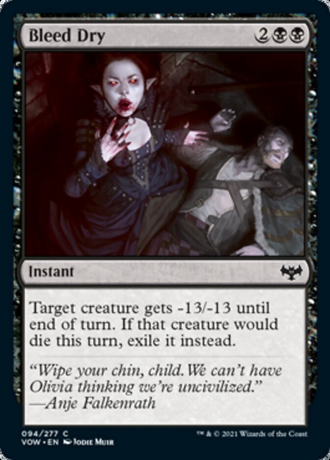 Bleed Dry [Innistrad: Crimson Vow] | Good Games Morley