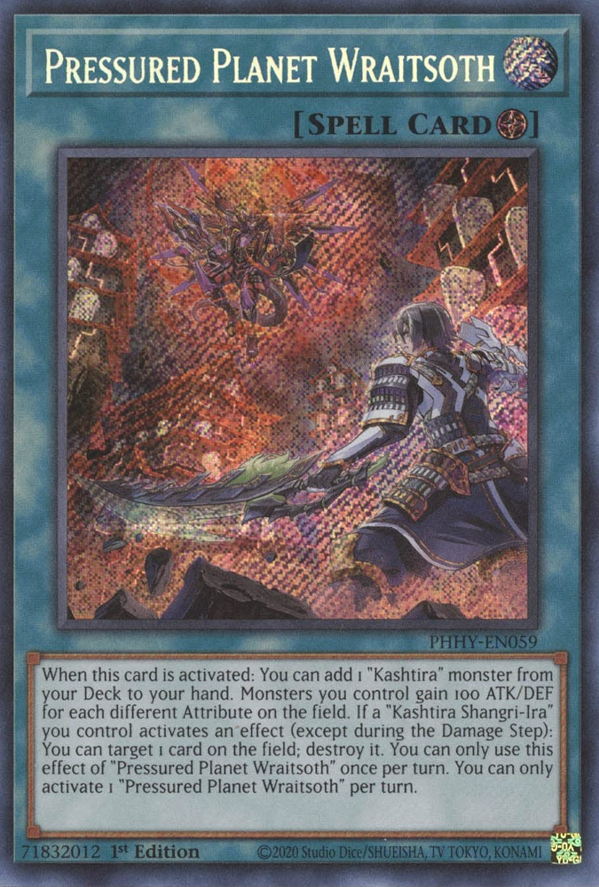 Pressured Planet Wraitsoth [PHHY-EN059] Secret Rare | Good Games Morley