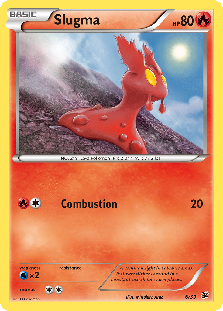 Slugma (6/39) [XY: Kalos Starter Set] | Good Games Morley
