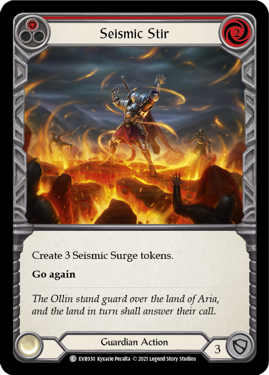 Seismic Stir (Red) [EVR030] (Everfest)  1st Edition Normal | Good Games Morley