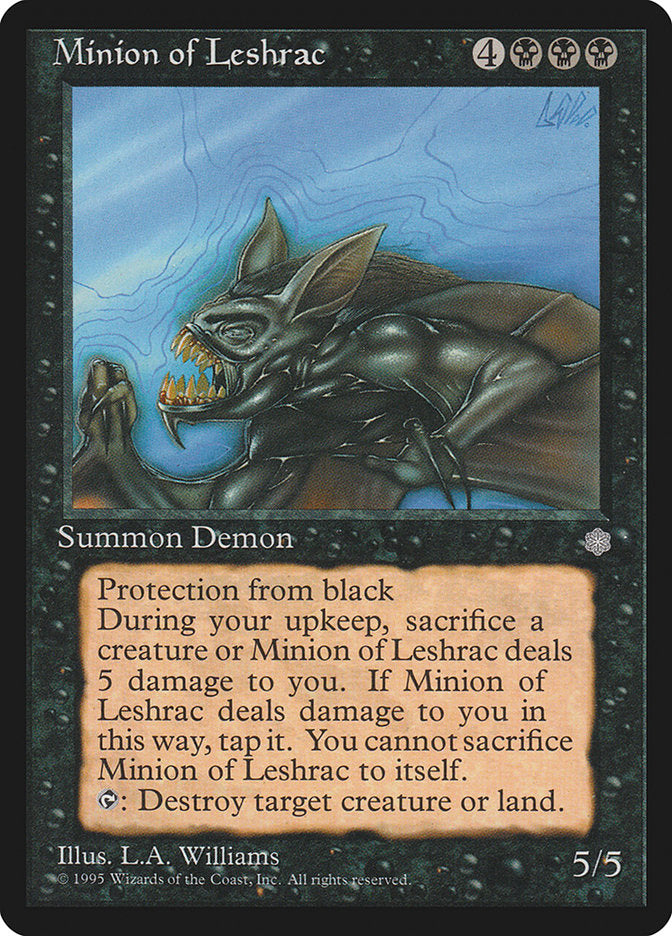 Minion of Leshrac [Ice Age] | Good Games Morley
