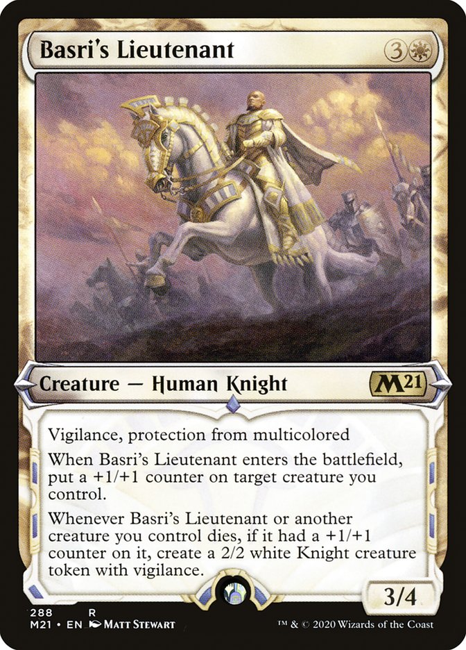 Basri's Lieutenant (Showcase) [Core Set 2021] | Good Games Morley