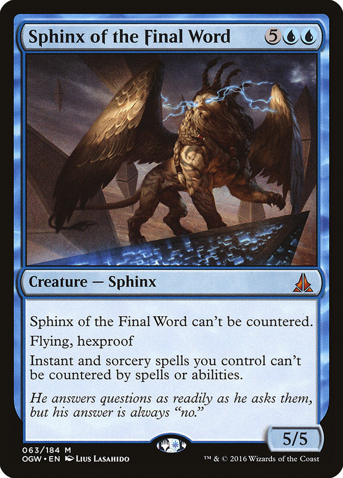 Sphinx of the Final Word [Oath of the Gatewatch] | Good Games Morley