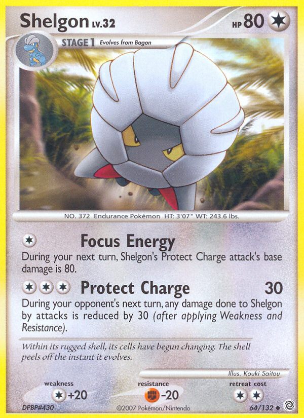 Shelgon (64/132) [Diamond & Pearl: Secret Wonders] | Good Games Morley