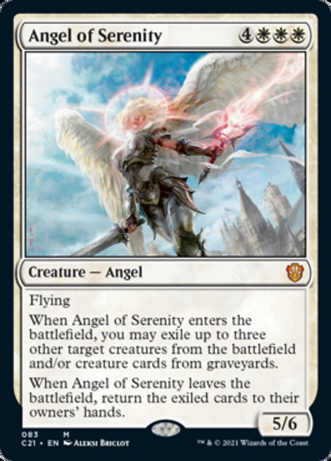 Angel of Serenity [Commander 2021] | Good Games Morley